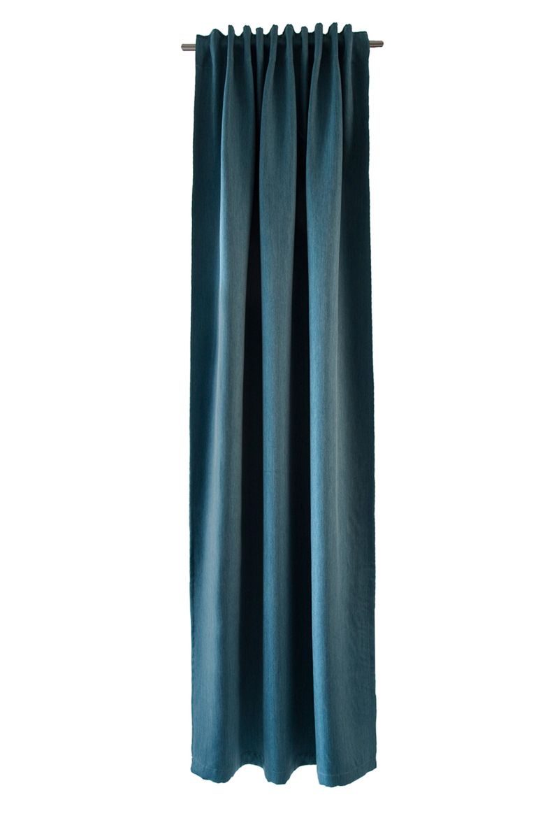 48153-Fertiggardine-Verdunklungsvorhang-Galdin-mi_1.jpg Fertiggardine Verdunklungsvorhang Galdin mit verdeckten Schlaufen petrol uni 140x245cm