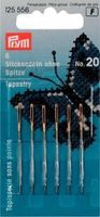 482.jpg Prym 6 Sticknadeln ohne Sp. ST 20 silberfarbig 1.00x43mm
