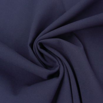 Bekleidungsstoff Viskose Rosella uni dunkelblau 1.40m Breite