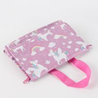 Tasche Kühltasche Regenbogen Einhorn aus recycelten Material 21x16cm