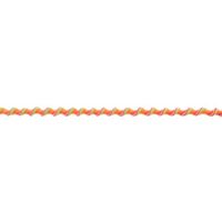 Gummi Band Zyklon gedreht orange pink grün 6mm Stärke