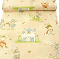 48482-Rasch-Bambino-Dekostoff-Baumwollstoff-Gardine.jpg Rasch Bambino Dekostoff Ritter Hase apricot 150cm