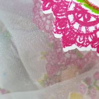 Rasch Gardinenstoff Organza Lillifee mit Reh 300cm