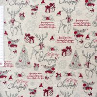 48519-Dekostoff-Baumwollstoff-Weihnachten-Hirsch-_2.jpg Dekostoff Baumwollstoff Weihnachten Hirsch Geschenk natur rot grau