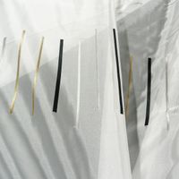 Organza Stoff Stickerei weiß grau schwarz gold
