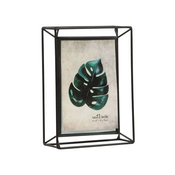 Bilderrahmen Metall Gestell schwarz 14x19.5x5cm