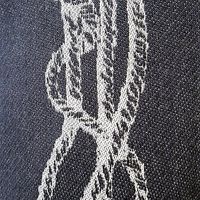 Rasch Dekostoff Wendestoff Sailor´s Stripe blaugrau