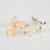 48818-Weihnachtskugeln-Christbaumkugeln-Sternanha_2.jpg Weihnachtskugeln Christbaumkugeln Sternanhänger 6Stk gold-silberfarbig Ø6cm