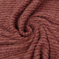 Bekleidungsstoff Jacquard einfarbig altrot 1.4m Breite