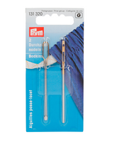 Prym 2 Durchziehnadeln ST silberfarbig 2 Formen