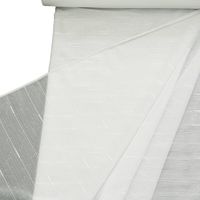 Stores grob mit Bleiband creme 300cm hoch