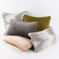 Möbelstoff Polsterstoff OLIMPIA Zickzack Chevron grau 1.40m Breite