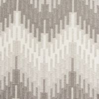 Möbelstoff Polsterstoff OLIMPIA Zickzack Chevron grau 1.40m Breite