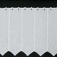 49056-Scheibengardine-Voile-mit-Kreise-Lurex-creme-.jpg Scheibengardine Voile mit Kreise Lurex creme zink Spitze 60cm Höhe