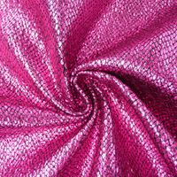 Schlangenhaut Optik Metallic Stoff pink schwarz