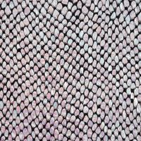Schlangenhaut Optik Metallic Stoff silberfarbig schwarz 1.4m Breite