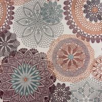 49315-Moebelstoff-Polsterstoff-Dekostoff-Doily-Ma_2.jpg Polsterstoff Dekostoff Doily Mandala Blumen rotbraun