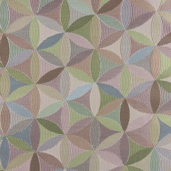 Möbelstoff Polsterstoff AURA Retro Blumen pastell