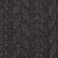 49433-Bekleidungsstoff-Cably-Zopfmuster-einfarbig_1.jpg Cably Zopfmuster Strick Stoff dunkelgrau meliert