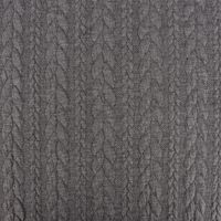 49435-Bekleidungsstoff-Cably-Zopfmuster-einfarbig-m.jpg Cably Zopfmuster Strick Stoff mittel grau meliert