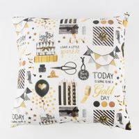 49538-Schoener-Leben-Kissenhuelle-Party-Geschenke_2.jpg Kissenhülle Party Geschenke weiß gold schwarz 40x40cm