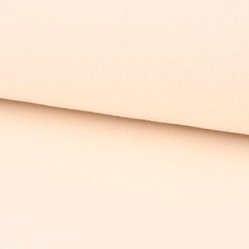Organic Baumwoll-Fleece Bio-Fleece einfarbig creme