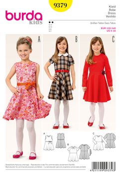Burda Schnittmuster 9379 Kleid
