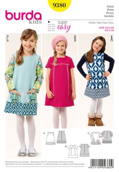 Burda Schnittmuster 9380 Kleid