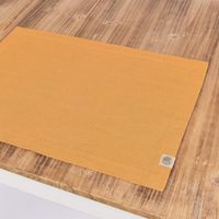 Leinen-Tischset Platzset Erik 1-lagig 37x50cm dunkelgelb ocker
