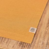 Leinen-Tischset Platzset Erik 1-lagig 37x50cm dunkelgelb ocker