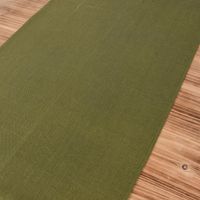Leinentischläufer Tischläufer Erik 1-lagig 47x150cm oliv grün