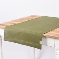 49773-Leinentischlaeufer-Tischlaeufer-Erik-1-lagig-.jpg Leinentischläufer Tischläufer Erik 1-lagig 47x150cm oliv grün
