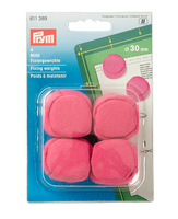Prym 4 Mini Fixier-Gewichte Ø30mm pink