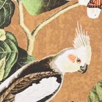 50195-Baumwollstoff-Stoff-Dekostoff-Digitaldruck-_4.jpg Dekostoff Digitaldruck Affe Vogel Blumen ocker braun grün 1.40m