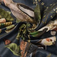 50206-Samtstoff-Dekostoff-Italian-Velvet-Samt-Aff_2.jpg Samtstoff Dekostoff Italian Velvet Affe Vogel blau