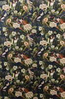 50206-Samtstoff-Dekostoff-Italian-Velvet-Samt-Aff_3.jpg Samtstoff Dekostoff Italian Velvet Affe Vogel blau