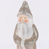 50288-Weihnachten-Santa-Claus-Dekofigur-goldfarbi_1.jpg Weihnachten Weihnachtsmann Santa Claus Dekofigur goldfarbig Glitzer 42x12cm