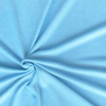 Polar Fleece Stoffe Fleecestoff hellblau