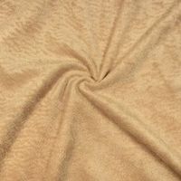 Polar Fleece Stoffe Fleecestoff mocca-hellbraun