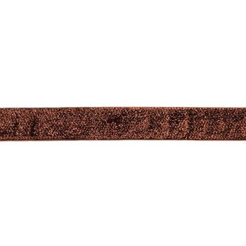 Band Glitzer braun Breite: 2,5cm