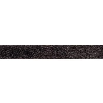 Band Glitzer schwarz Breite: 2,5cm