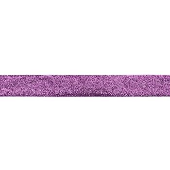 Band Glitzer lila Breite: 2,5cm