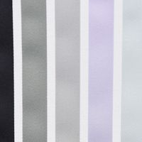 Dekostoff Satinoptik Längsstreifen grau taupe flieder schwarz weiß