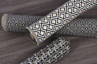50427-Dekostoff-Jacquard-Stoff-Pfau-Retro-schwarz_5.jpg Dekostoff Jacquard-Stoff Pfau schwarz weiß gold