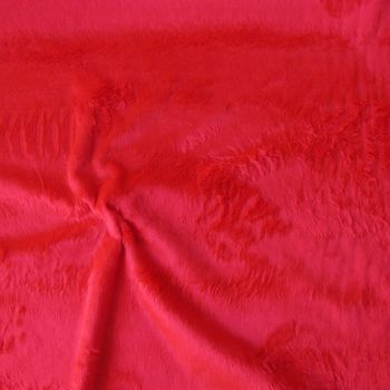 Plüsch Plüschstoff Fellimitat Kunstfell rot