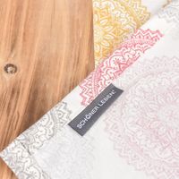 Tischläufer Mandala Kreise beige bunt 40x160cm