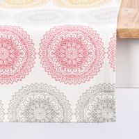 50508-Schoener-Leben-Tischlaeufer-Mandala-Ornamen_1.jpg Tischläufer Mandala Kreise beige bunt 40x160cm