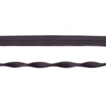 Schrägband elastisch Gummi dunkelgrau Breite: 2cm