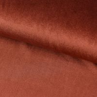 Bekleidungsstoff Stretch Samt ein terrakotta