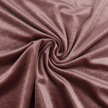 Bekleidungsstoff Samtstoff Stretchsamt einfarbig altrosa 1.5m Breite
